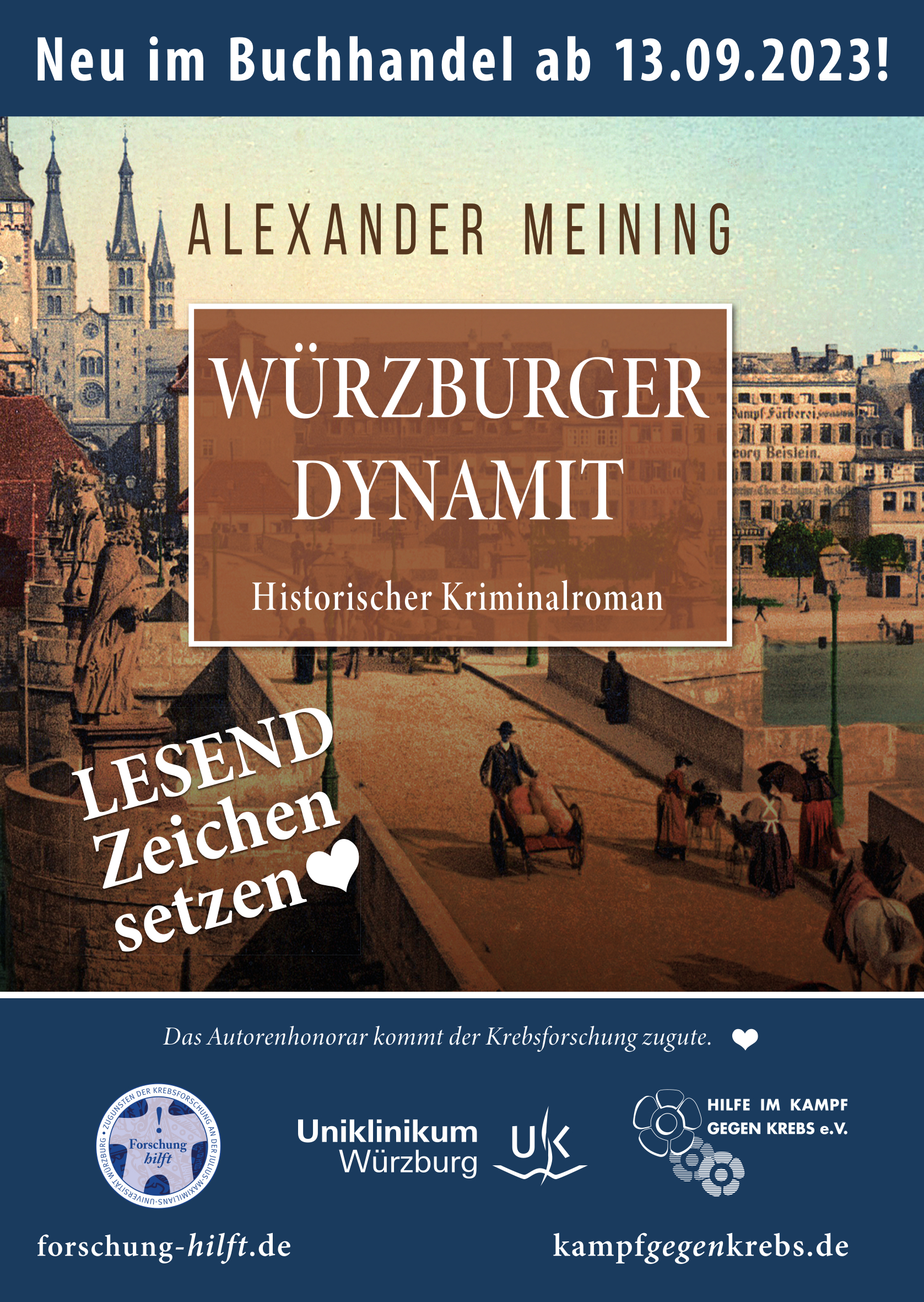 Plakat zur neuen Bucherscheinung